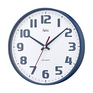 ノア精密 掛け時計 「チュロス」 FEW182IV-Z（ネイビーブルー） 【正規品】｜y-sofmap