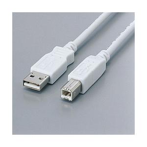 ELECOM(エレコム) USB2-FS05　USB2.0ケーブル 【A】⇔【B】 [フェライトコア...