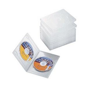 ELECOM(エレコム) DVDトールケース(2枚収納×10枚セット・クリア)CCD-DVD06CR