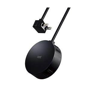 ELECOM(エレコム) デザインタップ （2ピン式・4個口・2.5m）　AVT-D4-2425BK...