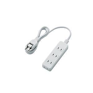 ELECOM(エレコム) スイングプラグタップ 4個口 1m T-TS02-2410WH 【852】