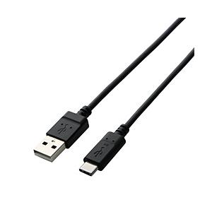 ELECOM(エレコム) TB-AC10NBK　1m［USB-C ⇔ USB-A］2.0ケーブル 充...
