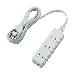 ELECOM(エレコム) 雷ガード付き電源タップ （2ピン式・4個口・2m）　T-KS02-2420...