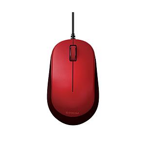 エレコム 3ボタン レッド EPRIM M-Y8UBXRD