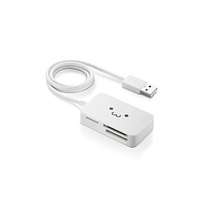 ELECOM(エレコム) 小型メモリリーダライタ（ホワイト） MR-A39NWHF1