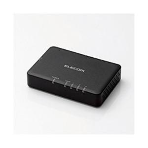 ELECOM(エレコム) EHC-G03PA-SB　Giga対応スイッチングHub／3ポート／プラスチック筐体 [振込不可]