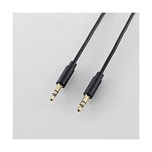 ELECOM(エレコム) ミニコンポ用 3.5φオーディオケーブル（ブラック/0.5m）　DH-MM...