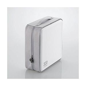 ELECOM(エレコム) CCD-H320WH CD/DVDファスナーケース（320枚収納/ホワイト...