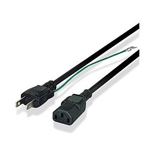 ELECOM(エレコム) KT-218 (3P-2P電源ケーブル 1.8M) [振込不可]