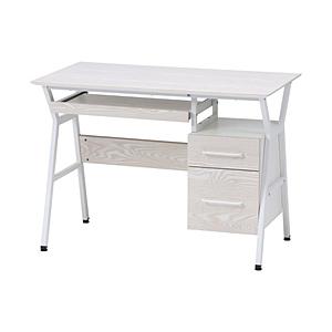 不二貿易 デスク クレバー ホワイト   18575