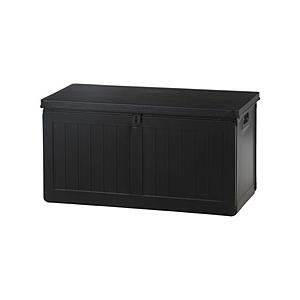 不二貿易 収納BOXベンチ BK 190L （38356）  ブラック