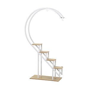 不二貿易 ディスプレイラック ハート型KD WH  ホワイト 63758