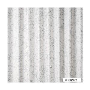 スミノエ ドレープカーテン ミッキー/スリップリーフ(100×178cm/シルバー)