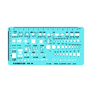 ステッドラー 室内レイアウト定規 976 08