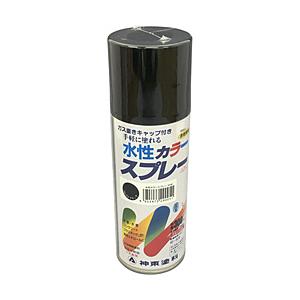 シントーファミリー 2905-0.3 シントー 水性カラースプレー ブラック 300ML