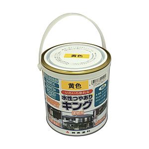 シントーファミリー 4409-0.7 シントー 水性つやありキング 黄色 0.7L