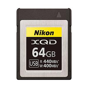 Nikon(ニコン) XQDメモリーカード64GB　MC-XQ64G [振込不可][代引不可]