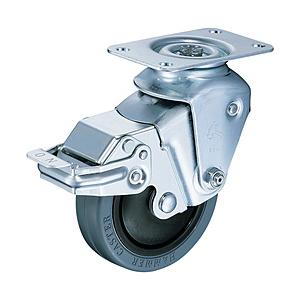 ハンマーキャスターセールス クッションキャスター　自在SP付　ゴム車　線径2.0mm　935BBEF...