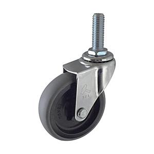 ハンマーキャスターセールス ハンマー　ＥＡシリーズねじ込み　自在　ＰＰホイールエラストマー巻車　５０...