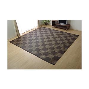 イケヒコ ラグ PP ウィード　174×261cm  ブラウン