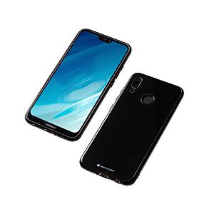 IO DATA Huawei P20 lite用 ハイブリッドケースUNIO ブラック BKSP20LUNCBK