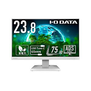 IO DATA(アイオーデータ) USB-C接続 PCモニター  ホワイト LCD-C241DW ［...