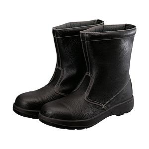 シモン シモン　２層ウレタン底安全半長靴   AW44BK-24.5