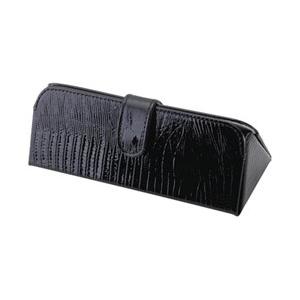 パール セミハード メガネケース（三角 ブラック）GA-108 BL