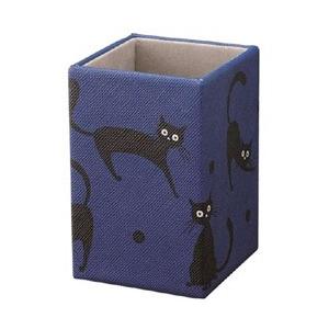 パール ねこ柄（大柄） メガネスタンド（ブルー）BU