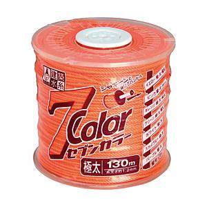 たくみ たくみ 7COLOR 極太 オレンジ 130M 4808