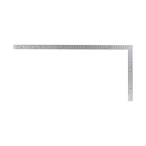シンワ測定 10450 曲尺厚手広巾 シルバー50cm建築・鉄工用 表裏目盛 8段cm数