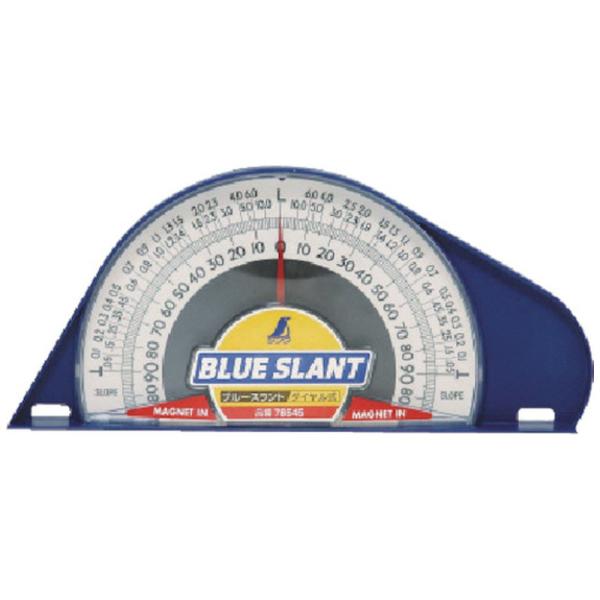 シンワ測定 シンワ　ブルースラント　ダイヤル式　マグネット付　78545