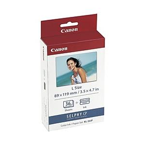【在庫限り】 Canon(キヤノン) 【純正】 KL-36IP カラーインク／ペーパーセット （Lサ...