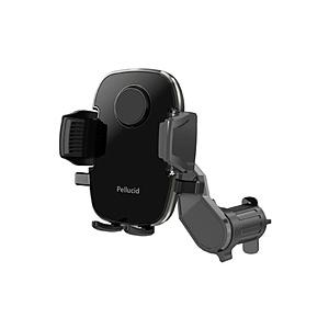 PPH2109　車内用品　スマホホルダー　ワンタッチスマホホルダー　エアコン吹き出し口固定タイプ　対...