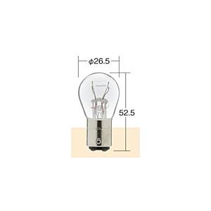 小糸製作所 テール＆ストップ・クリアランスランプ　12V21/5W　BAY15d　S25　(1箱/1...
