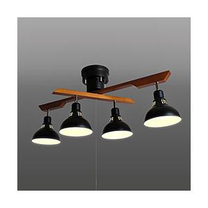 瀧住 LEDロッドスポット LED電球付属　電球色  GL4020RSBK ［6畳 /電球色 /リモ...