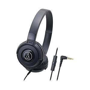 audio-technica(オーディオテクニカ) ATH-S100iS BK(ブラック)【リモコン...