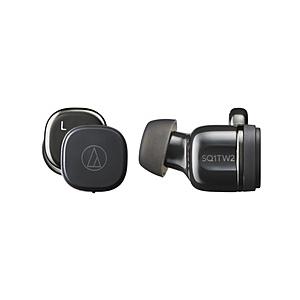 audio-technica(オーディオテクニカ) 完全ワイヤレスイヤホン  ブラック ATH-SQ...