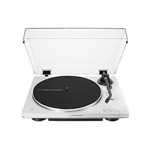audio-technica(オーディオテクニカ) ワイヤレスターンテーブル  ホワイト／シルバー ...