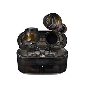 完全ワイヤレスイヤホン  スケルトン ATH-CKS30TW+TBK ［ワイヤレス(左右分離) /ノ...