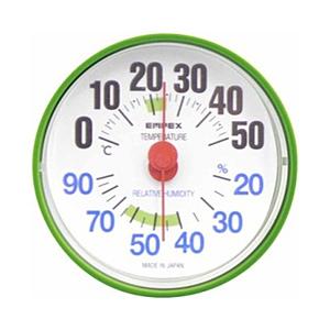 エンペックス 温湿度計 「ルシード」 BC3653（フォレストグリーン）【ビックカメラグループオリジ...