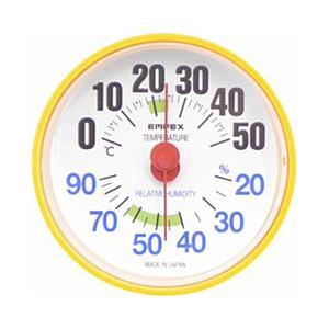 エンペックス 温湿度計 「ルシード」 BC3654（マンダリンオレンジ）【ビックカメラグループオリジ...