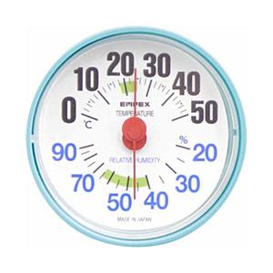 エンペックス 温湿度計 「ルシード」 BC3656（エアブルー）【ビックカメラグループオリジナル】