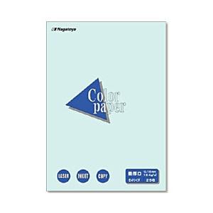 長門屋商店 ナ-2510 カラーペーパーCopa（コパ）最厚口 B4 水 25枚 【864】