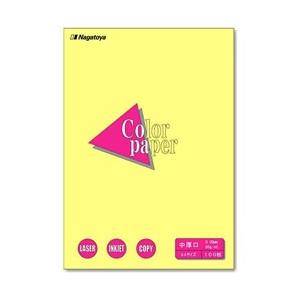 長門屋商店 カラーペーパー 中厚口 ヒマワリ （A4サイズ・100枚）　ナ-3224