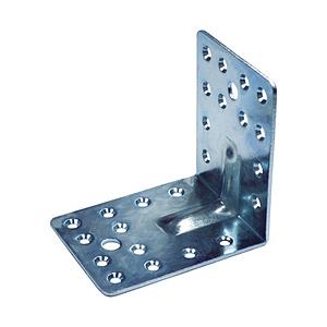 ダイドーハント ハント　マルチ金物　Ｌ型リブ付　ユニクロメッキ　２．３×７０×９０×９０   000...