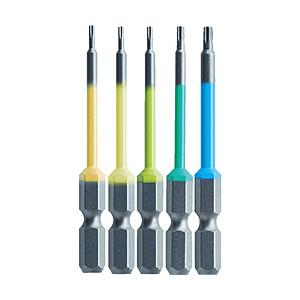 兼古製作所 アネックス ヘクスローブカラービット5本組 精密タイプ 全長65mm ACTX5-65L...
