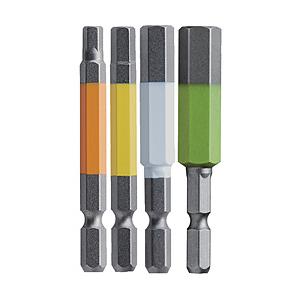 兼古製作所 アネックス 六角レンチカラービット4本組 全長65mm ACHX4-65L