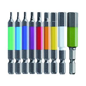 兼古製作所 アネックス 六角レンチカラービット9本組 ACHX9-65L