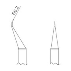 白光 T8-1001 白光 こて先 CHIP 0.5I型2本入り